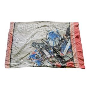 Vintage Hasbro Transformers Twin Bed Pillowcase Autobot Nuace Reversible Case